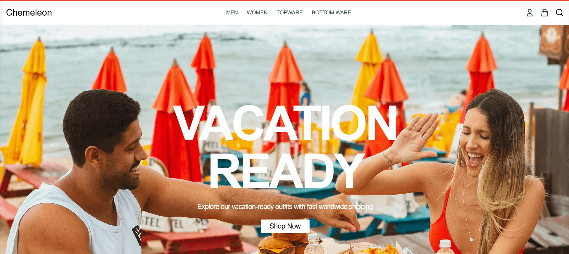 Chameleon Interactive Website - Dynamic color themes and smooth animations